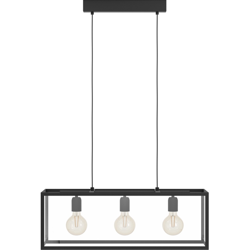 Eglo 49393 - Kattokruunu CHARTERHOUSE 3xE27/60W/230V