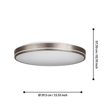 Eglo - LED Himmennettävä kattovalo LED/22W/230V 3000-6500K + kaukosäädin