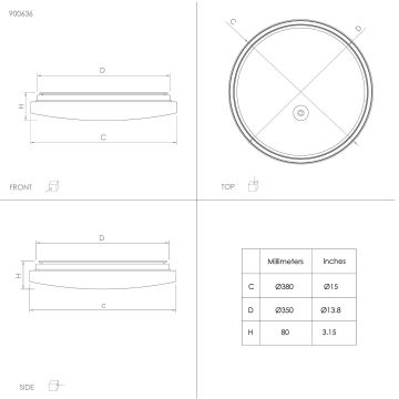 Eglo - LED Himmennettävä kylpyhuonevalaisin LED/19,2W/230V IP44