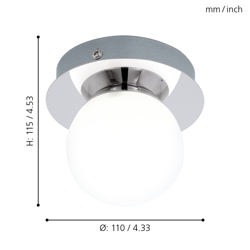 Eglo 94626 - LED-kylpyhuoneen valo MOSIANO 1xLED/3,3W/230V IP44