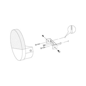 Eglo 96041 - LED-seinävalaisin METRASS 1 1xLED/4,5W/230V