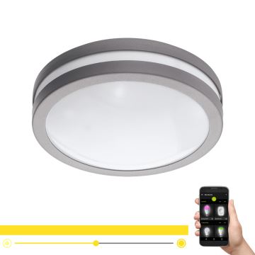 Eglo - Himmennettävä kylpyhuoneen LED-kattovalaisin LOCANA-C LED/14W/230V IP44 Bluetooth IP44