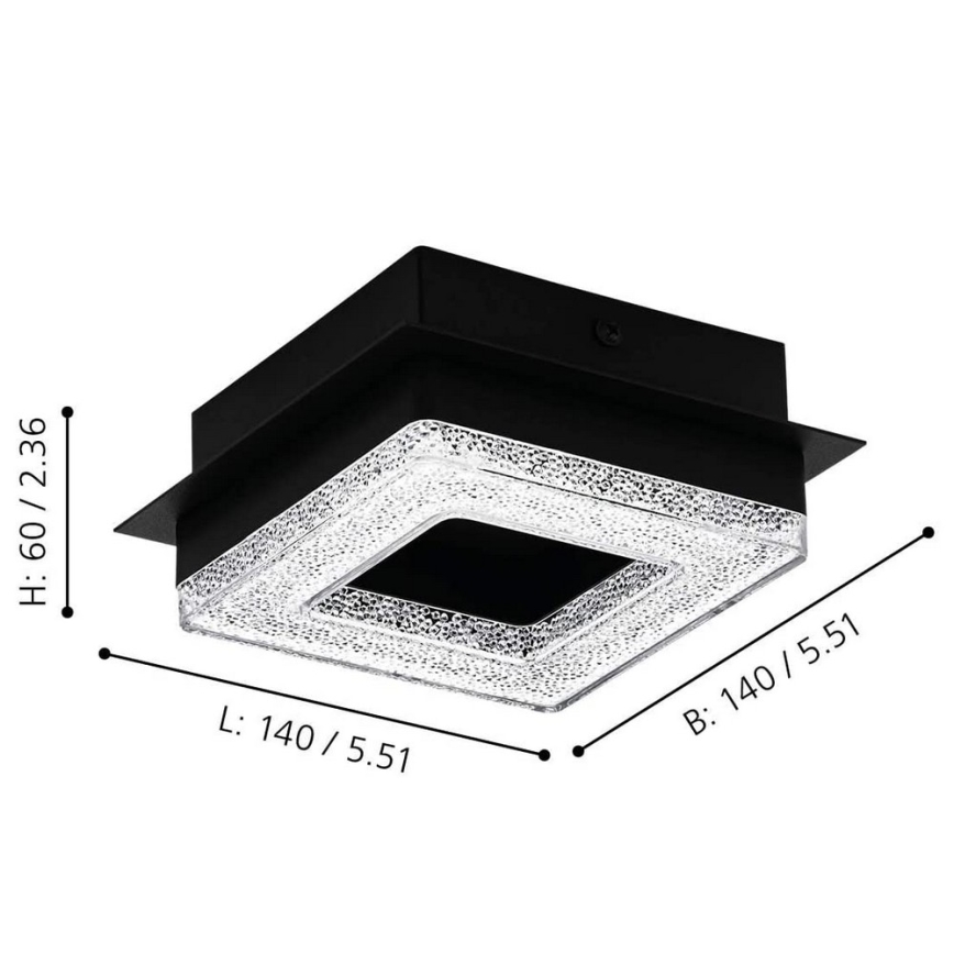 Eglo 99324 - LED-kattovalaisin FRADELO 4xLED/4W/230V