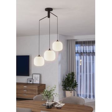 Eglo 99368 - Kattokruunu narulla MANTUNALLE 3xE27/40W/230V