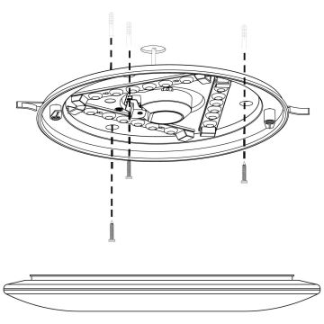 Eglo - LED-kattovalo LED/10W/230V