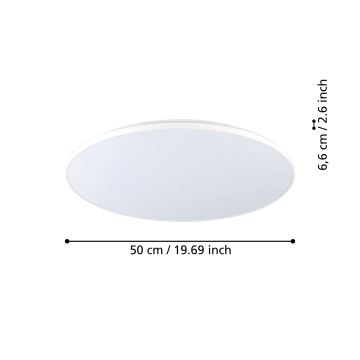 Eglo - LED-kattovalo LED/29W/230V d. 50 cm