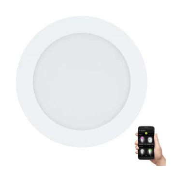 Eglo - LED Himmennettävä kylpyhuoneen upotettava valo LED/10,5W/230V IP44 ZigBee