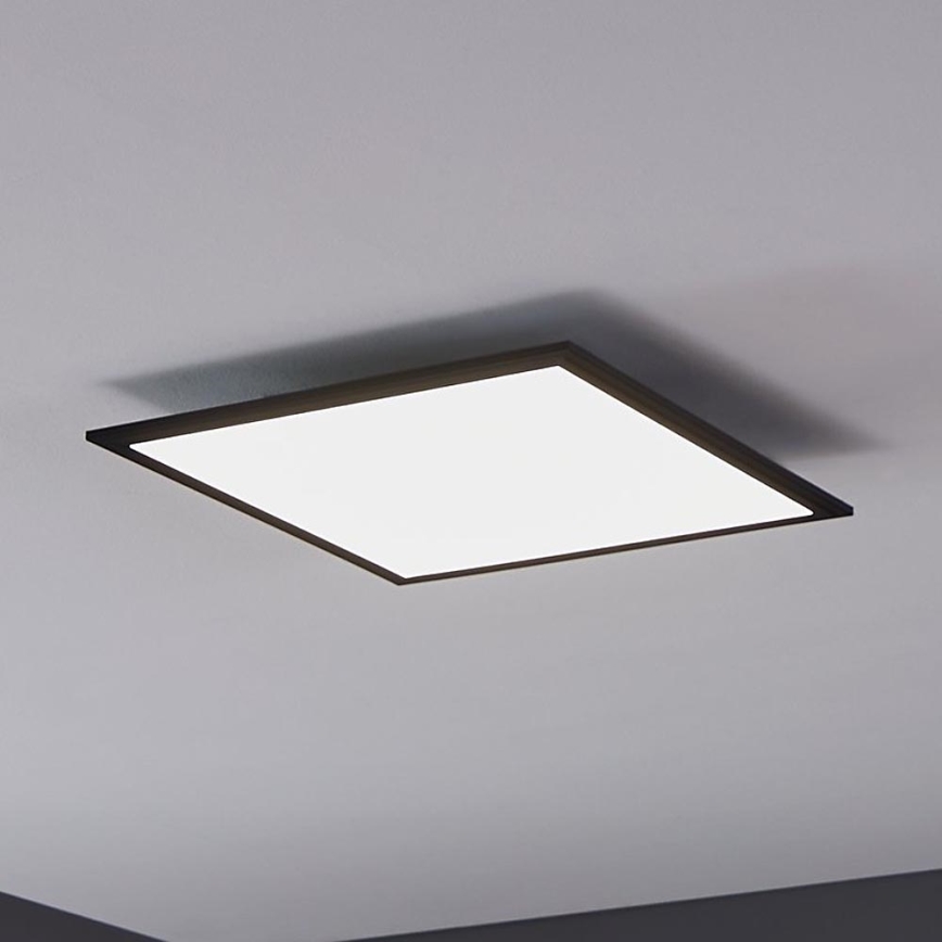 Eglo - LED-kattovalaisin LED/21,5W/230V 45x45 cm musta