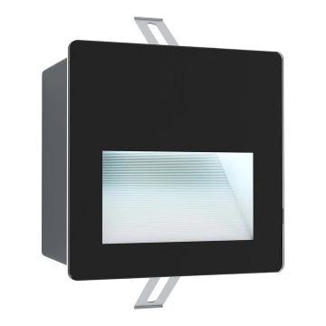 Eglo - LED-upotettava ulkotilavalaisin LED / 3,7W / 230V IP65 musta
