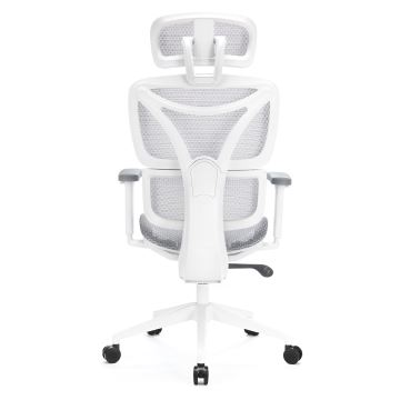 Ergonominen työtuoli LEVANO harmaa/valkoinen/musta