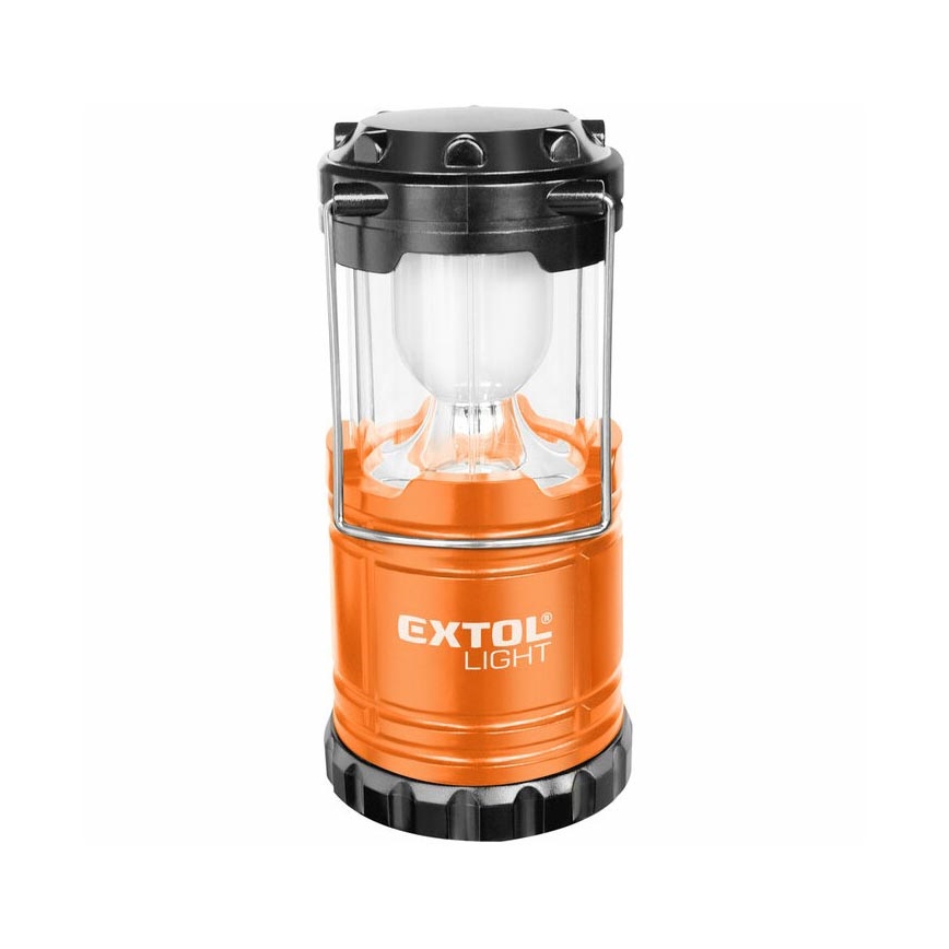 Extol - LED Kannettava lamppu LED/3xAA oranssi/musta