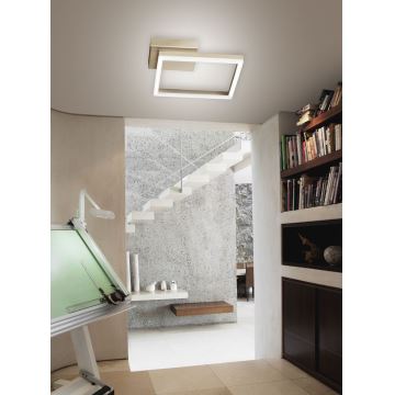 Fabas Luce 3394-21-225 - Himmennettävä LED-kattovalaisin BARD LED/22W/230V 3000K kulta