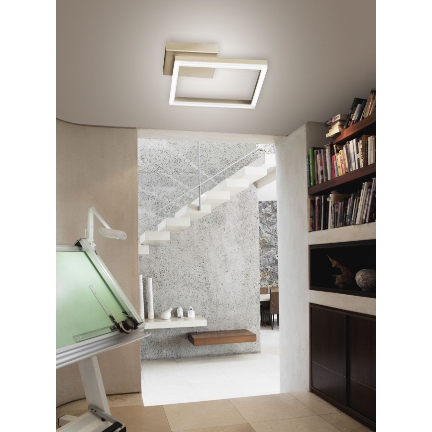 Fabas Luce 3394-21-225 - Himmennettävä LED-kattovalaisin BARD LED/22W/230V 3000K kulta