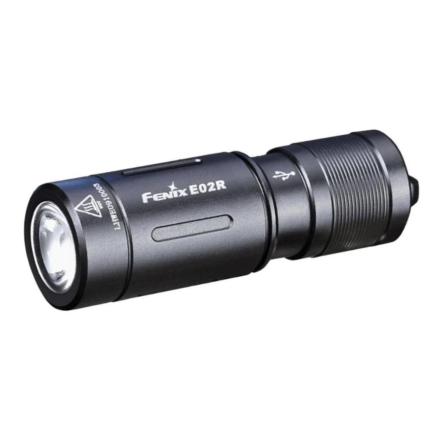 Fenix E02RBLC - LED Ladattava taskulamppu LED/USB IP68 200 lm 6,5 h