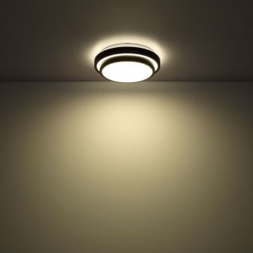 Globo - LED Kylpyhuoneen kattovalaisin anturilla LED/18W/230V IP44