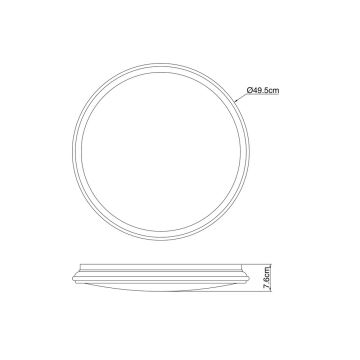 Globo - LED-kattovalaisin LED/36W/230V