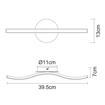 Globo - LED-kattovalaisin LED/6W/230V