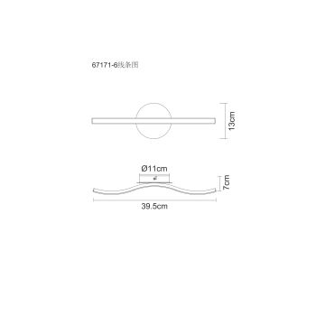 Globo - LED-kattovalaisin LED/6W/230V