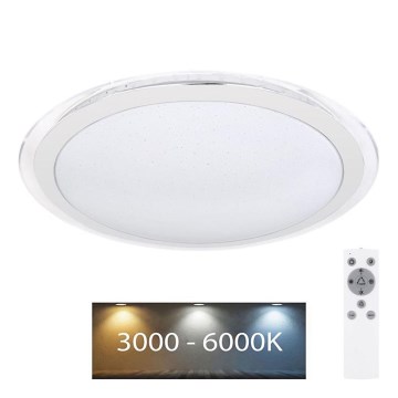 Globo - LED RGBW Himmennysvalo LED/24W/230V + LED/4,5W/230V 3000-6000K + kauko-ohjaus