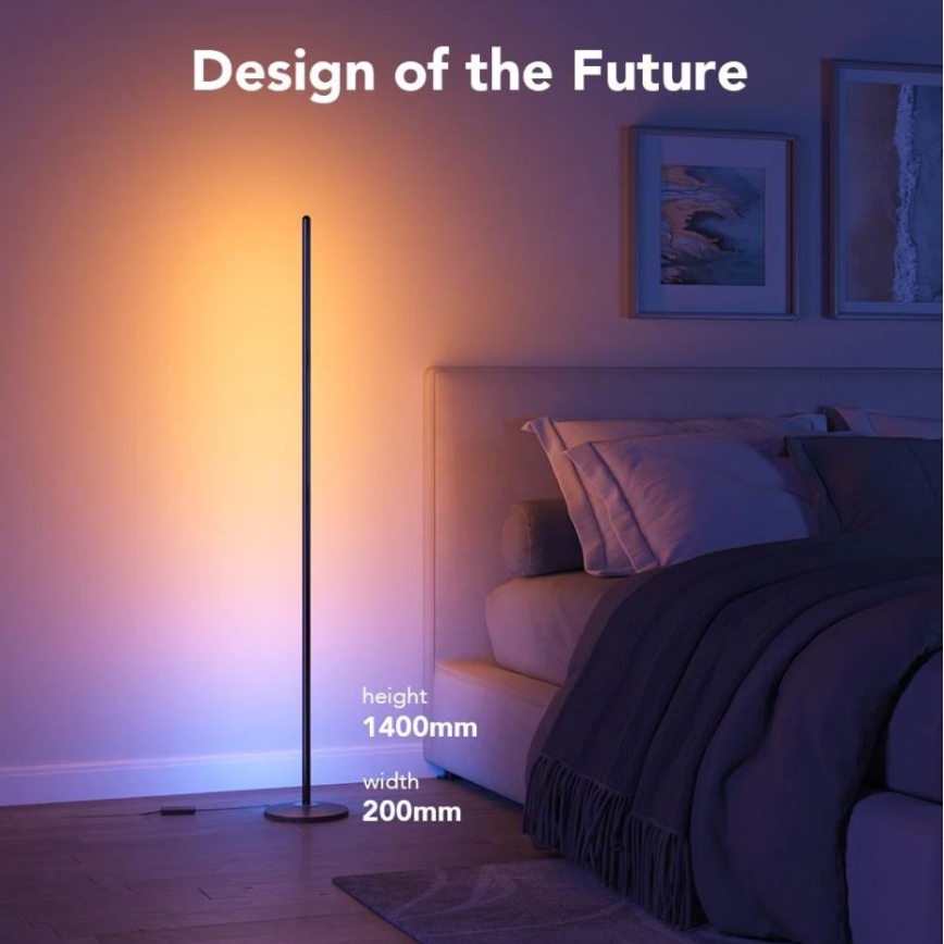 Govee - RGBICW Smart Kulma Floor Lamp Wi-Fi