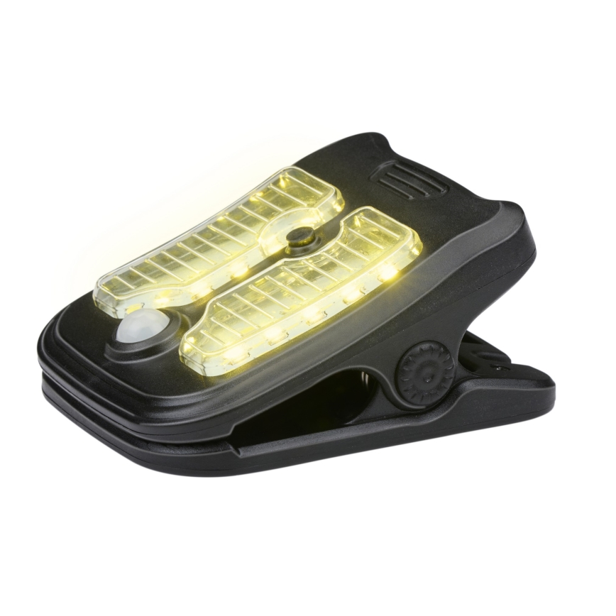 Grundig - LED aurinkokennovalo anturilla CLIP-ON LED/4W/3,7V IP44