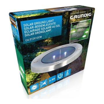 Grundig - LED-aurinkovalaistus 2xLED/1,2V