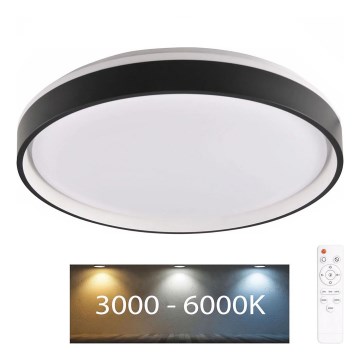 Himmennettävä kylpyhuoneen LED-kattovalaisin JADWIGA LED/42W/230V 3000-6000K IP44 + kauko-ohjaus