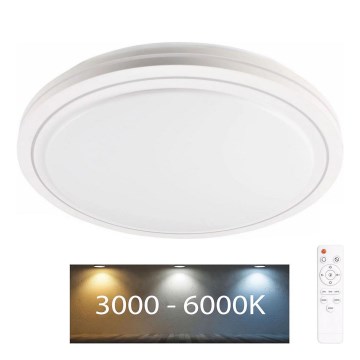 Himmennettävä kylpyhuoneen LED-kattovalaisin MARIAN LED/72W/230V 3000-6000K IP44 + kauko-ohjaus