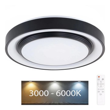 Himmennettävä kylpyhuoneen LED-kattovalaisin ZYGMUNT LED/48W/230V 3000-6000K IP44 + kauko-ohjaus