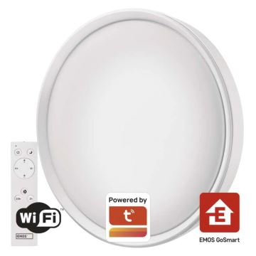 Himmennettävä LED-kattovalaisin GoSmart LED/45W/230V halkaisija 50 cm 2700-6500K Wi-Fi Tuya + kauko-ohjaus