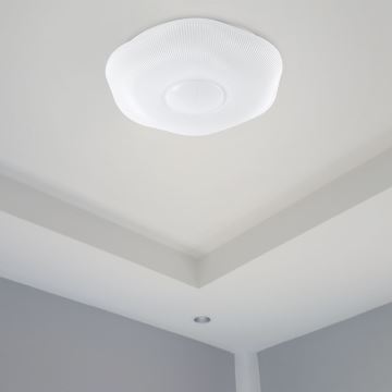 Himmennettävä LED-kattovalaisin LED/40W/230V 3000-6500K 40 cm valkoinen + kauko-ohjaus