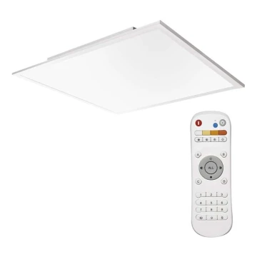 Himmennettävä LED-kattovalaisin LED/40W/230V + kaukosäädin neliö 2700K-6000K