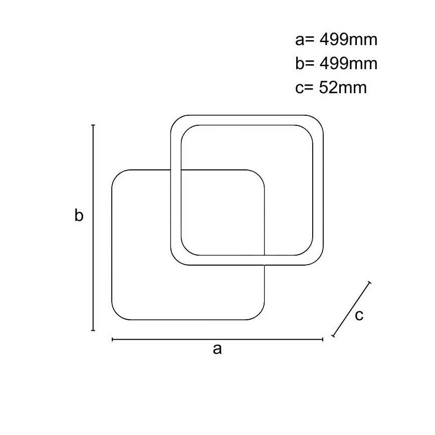 Himmennettävä LED-kattovalaisin LED/60W/230V 3000-6500K + kauko-ohjaus