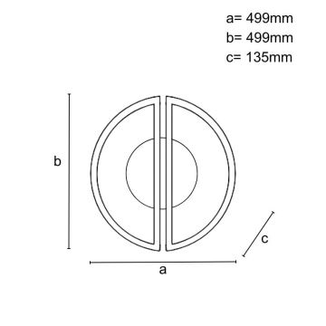 Himmennettävä LED-kattovalaisin LED/75W/230V 3000-6500K pyökki + kauko-ohjaus