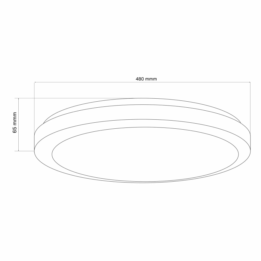 Himmennettävä kylpyhuoneen LED-kattovalaisin MARIAN LED/72W/230V 3000-6000K IP44 + kauko-ohjaus