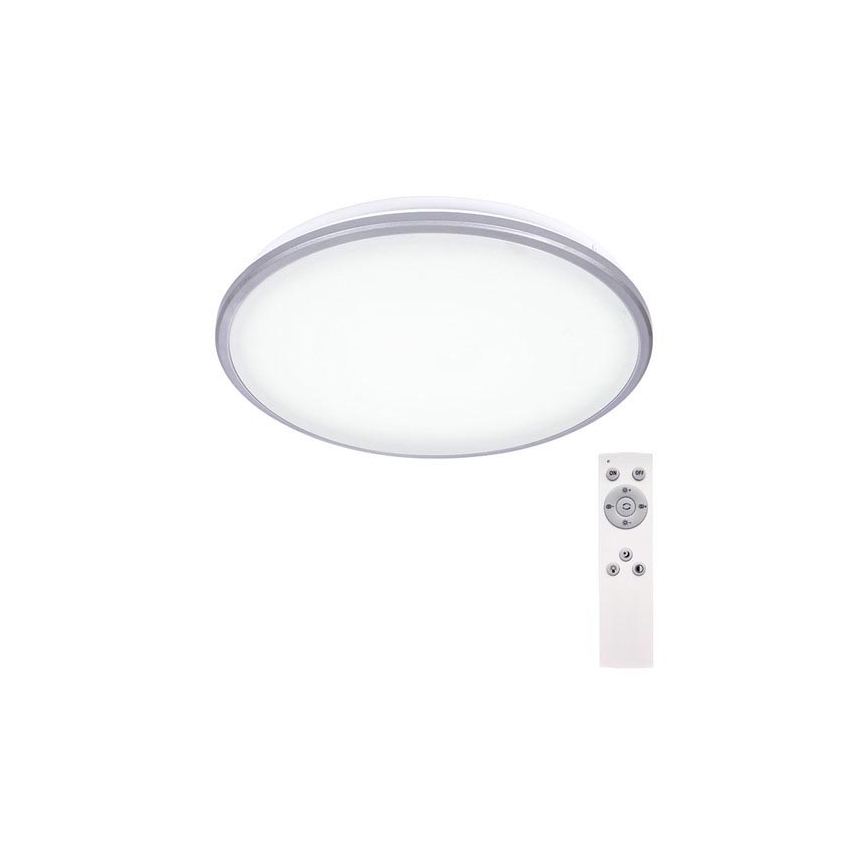 Himmennettävä LED-kattovalaisin SILVER LED/24W/230V + Kauko-ohjaus