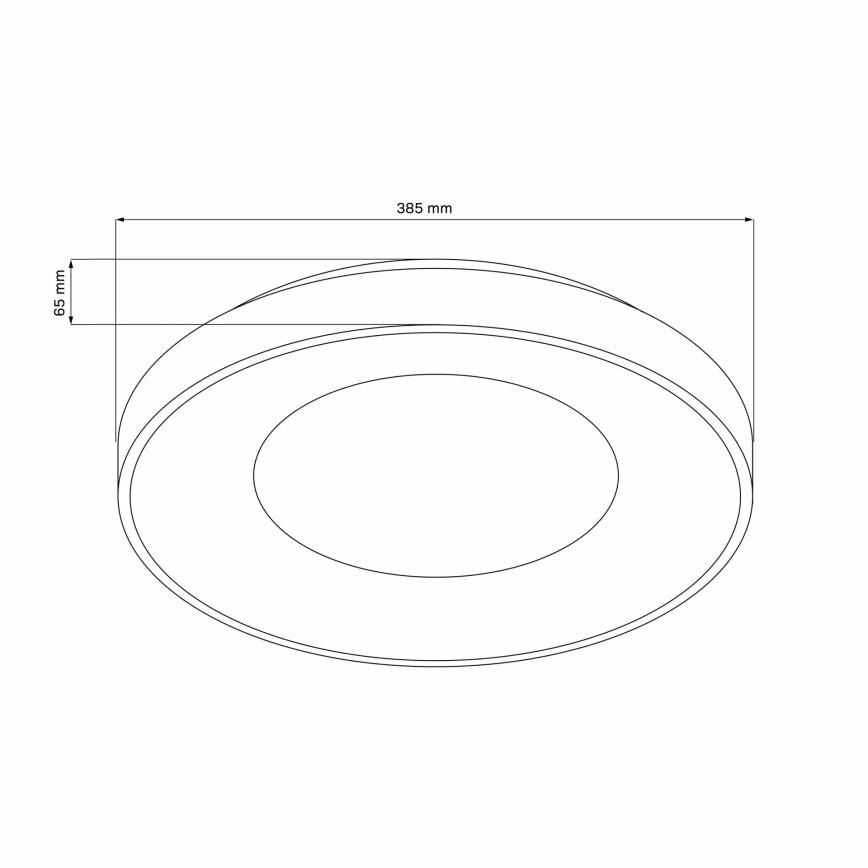 Himmennettävä kylpyhuoneen LED-kattovalaisin WITOLD LED/48W/230V 3000-6000K IP44 + kauko-ohjaus