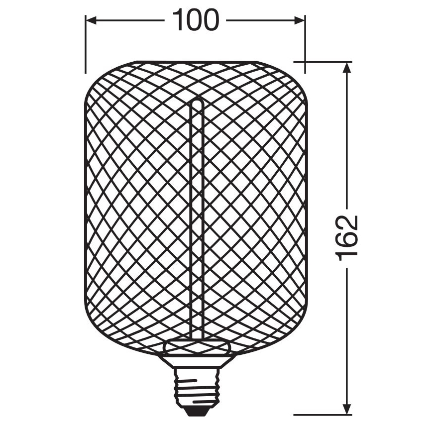 Himmennettävä LED-polttimo DECOR FILAMENT E27/3,5W/230V 1800K kulta - Osram