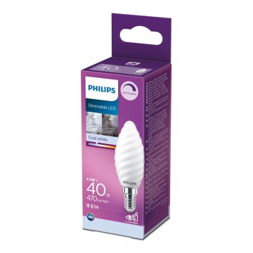 Himmennettävä LED-polttimo Philips E14/4,5W/230V 4000K