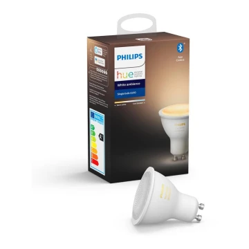Himmennettävä LED-polttimo Philips Hue WHITE AMBIANCE 1xGU10/4,3W/230V 2200-6500K