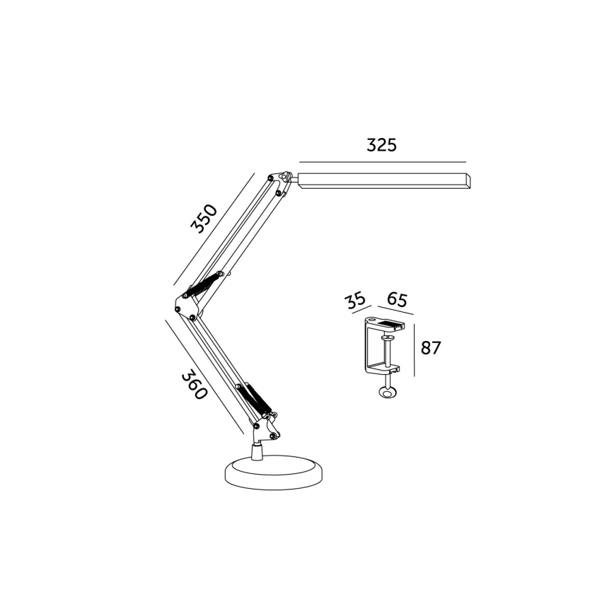 Himmennettävä LED-pöytävalaisin 2in1 USB TENUIX LED/14W/5V 3000-6000K