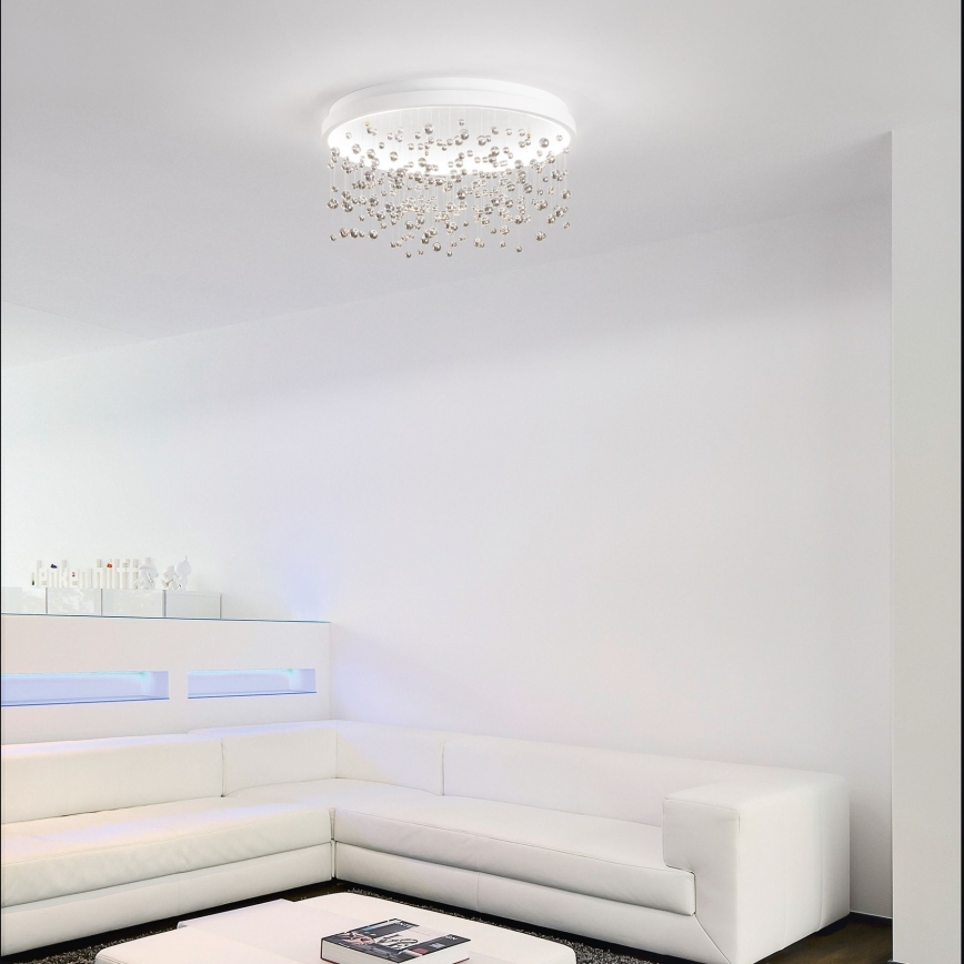 Ideal Lux - LED-himmennyskattokruunu ARMONY LED/77W/230V halkaisija 75 cm