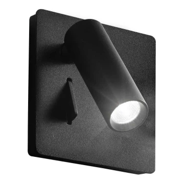 Ideal Lux - LED-seinävalaisin LITE LED/3W/230V musta
