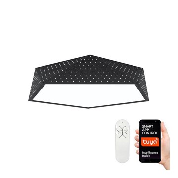 Immax NEO 07151-B60 - LED Himmennettävä kattovalo BRILIANT LED/45W/230V Wi-Fi Tuya musta + kauko-ohjain