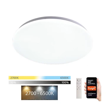 Immax NEO 07156-38 - Himmennettävä LED-kattovalo ANCORA LED/24W/230V 2700-6500K Wi-Fi +kaukosäädin Tuya