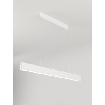 Immax NEO 07157-W120X - LED RGB+CCT Himmennettävä kattokruunu johdossa MILANO LED/40W/230V Tuya valkoinen