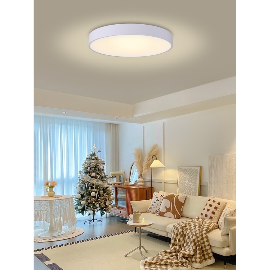 Immax NEO 07207L-Himmennettävä LED-kattovalaisin RONDATE 65W/230V 3000-6000K Tuya valkoinen + kauko-ohjaus