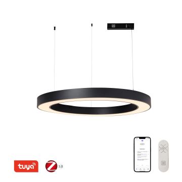 Immax NEO 07211L - Himmennettävä LED-kattokruunu johdossa PASTEL LED/68W/230V 2700-6500K Tuya musta + kauko-ohjaus