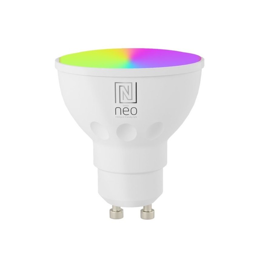 Immax NEO 07724CDO - SETTI 3x LED RGB+CCT Himmennettävä lamppu GU10/6W/230V 2700-6500K Wi-Fi Tuya + kauko-ohjaus