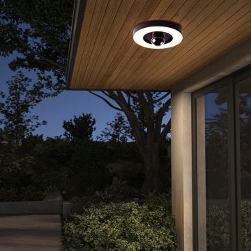 Immax NEO 07792L - LED Älykäs ulkokamera valolla RING 22W/230V IP44 Wi-Fi Tuya